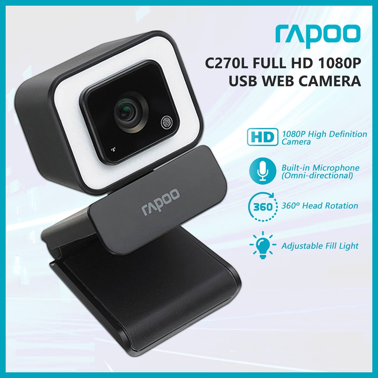 Webcam Rapoo C270L 2MP