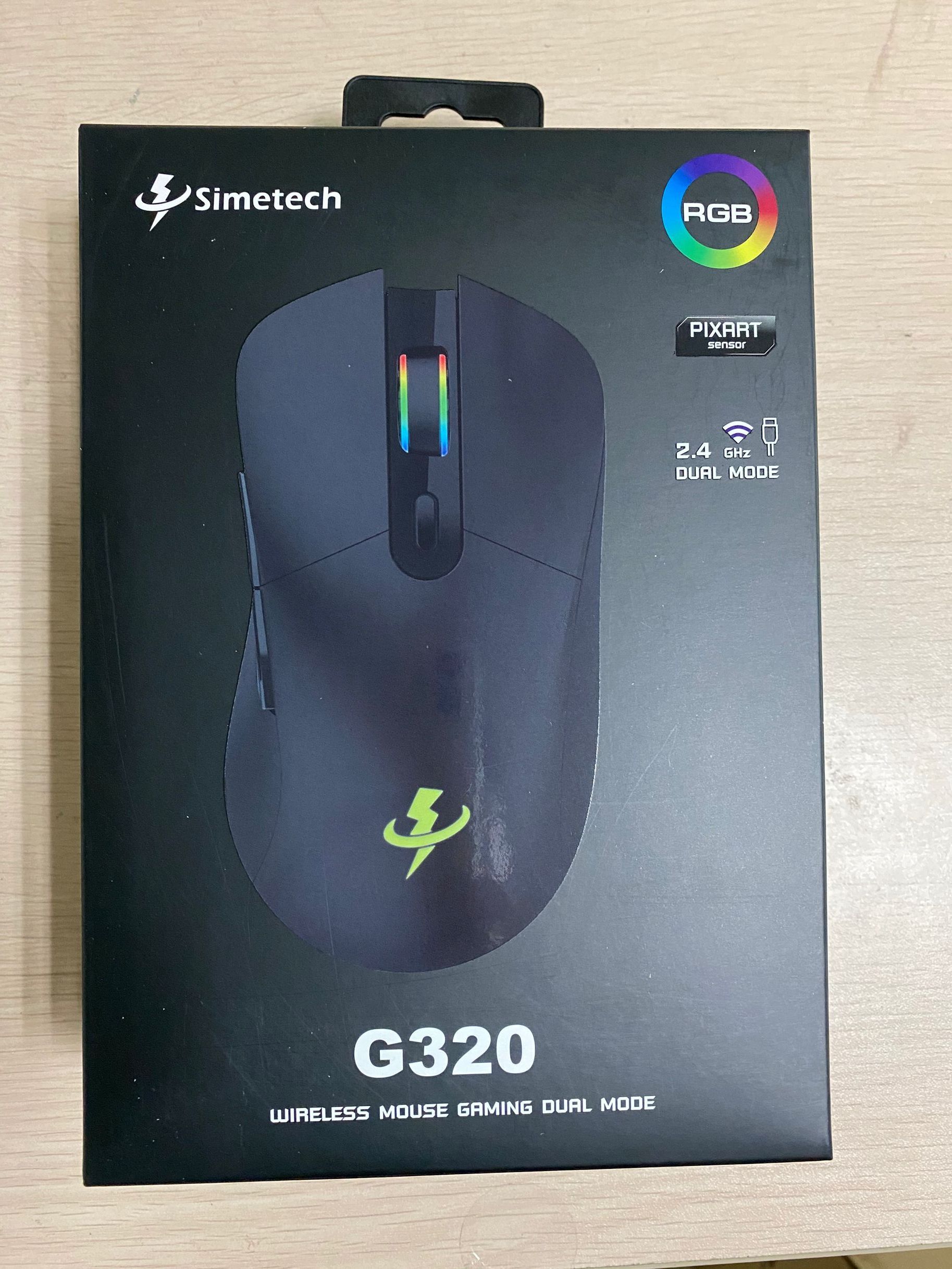 Chuot gaming khong day RGB Simtech G320