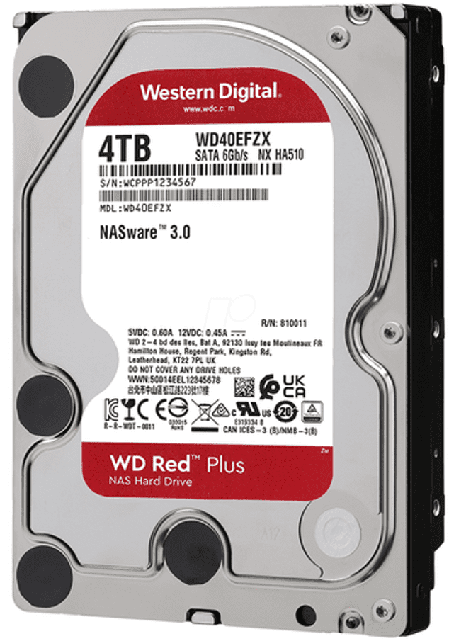 WD Red Plus 4TB WD40EFZX 4TB for NAS