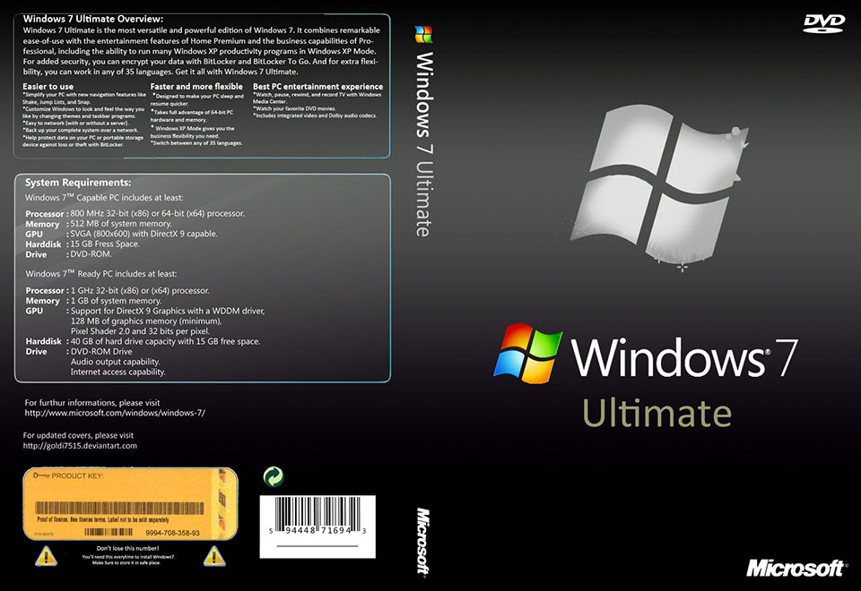 windows 7 ultimade 32bit