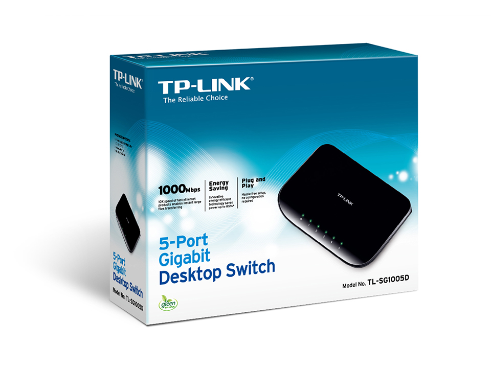 switch 5 port giga SG1005D