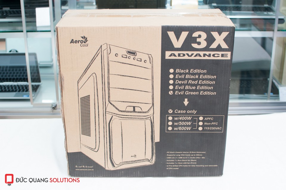 Case AEROCOOL V3X Advance Blue