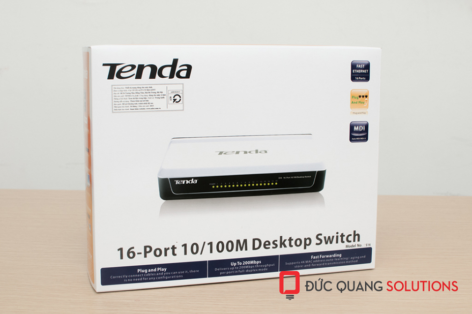 switch tenda 16 port s16