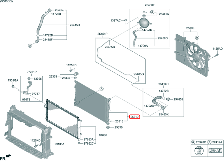 Két nước chính hãng HYUNDAI KIA | 25310R0150 tại HCM