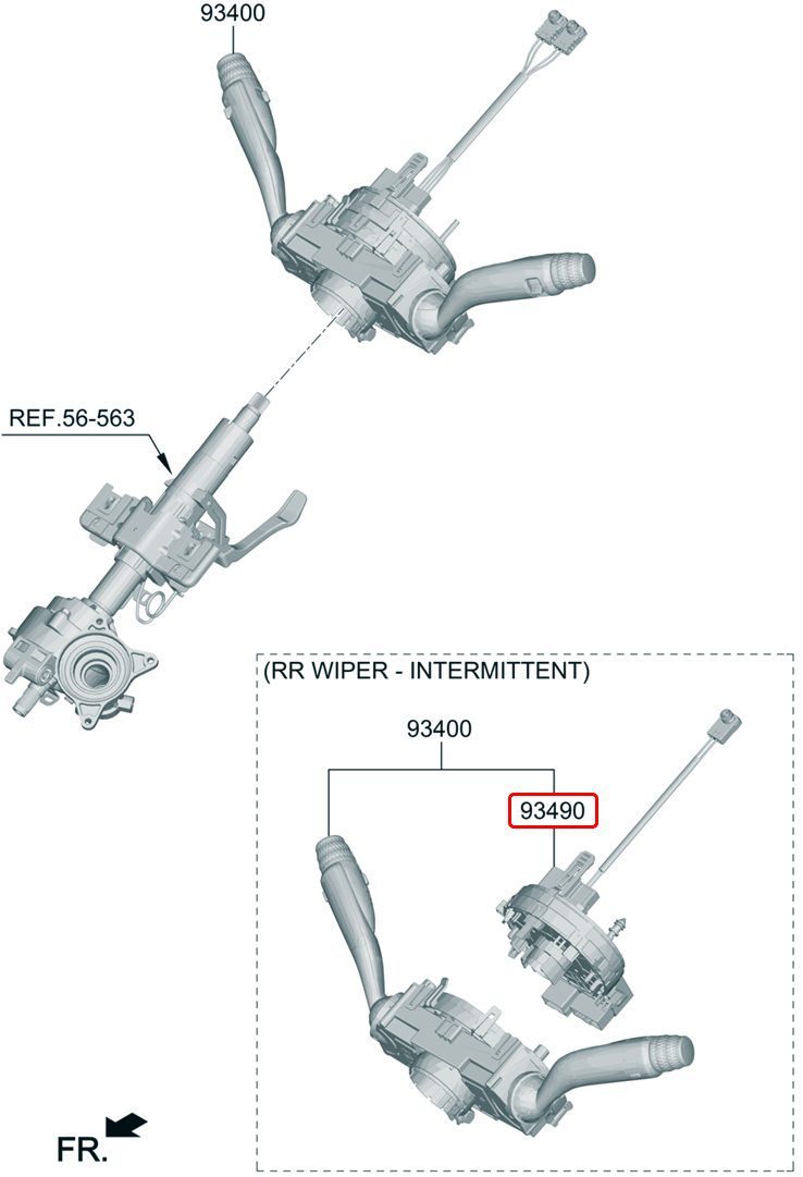 Cuộn kèn chính hãng HYUNDAI KIA | 93490N9130 tại HCM