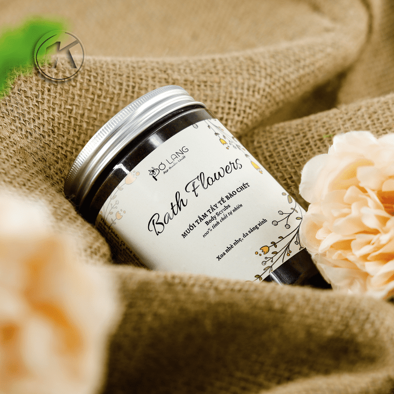 Muối tắm Pơ Lang hương bạc hà_KaizenOrganic