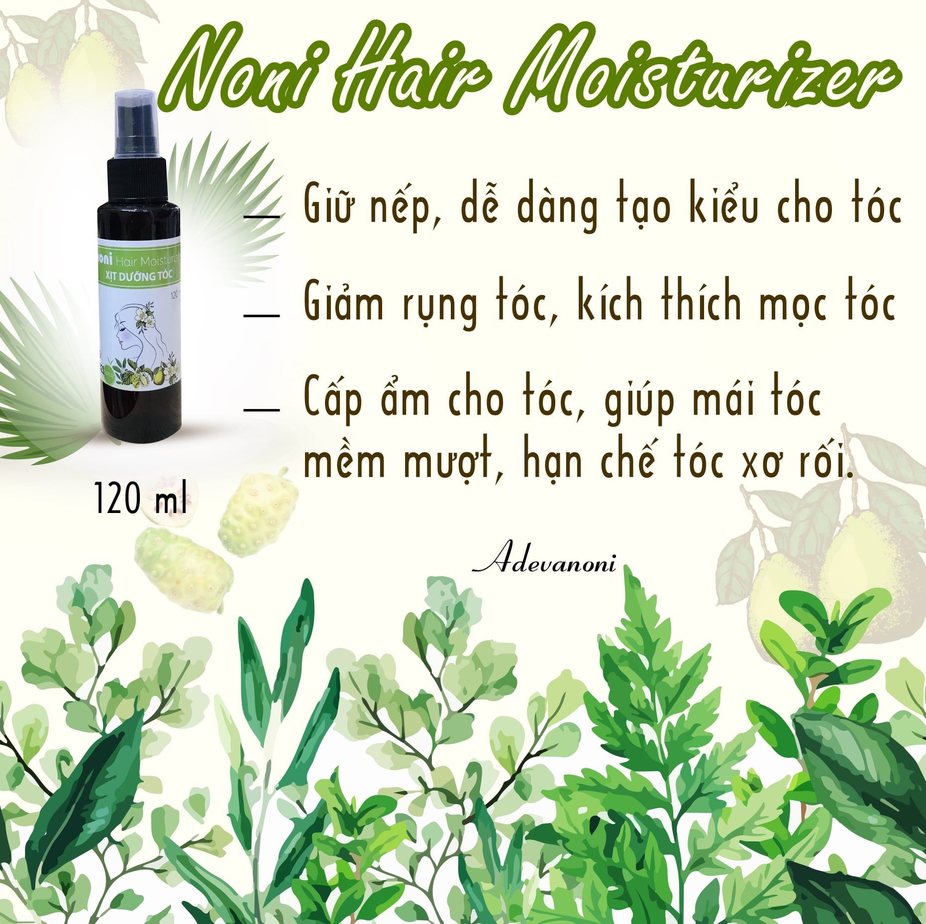 Xịt dưỡng tóc trài nhàu Adeva Noni_Đại lý Adeva Noni tại tpHCM_kaizenorganic.vn_0947147234