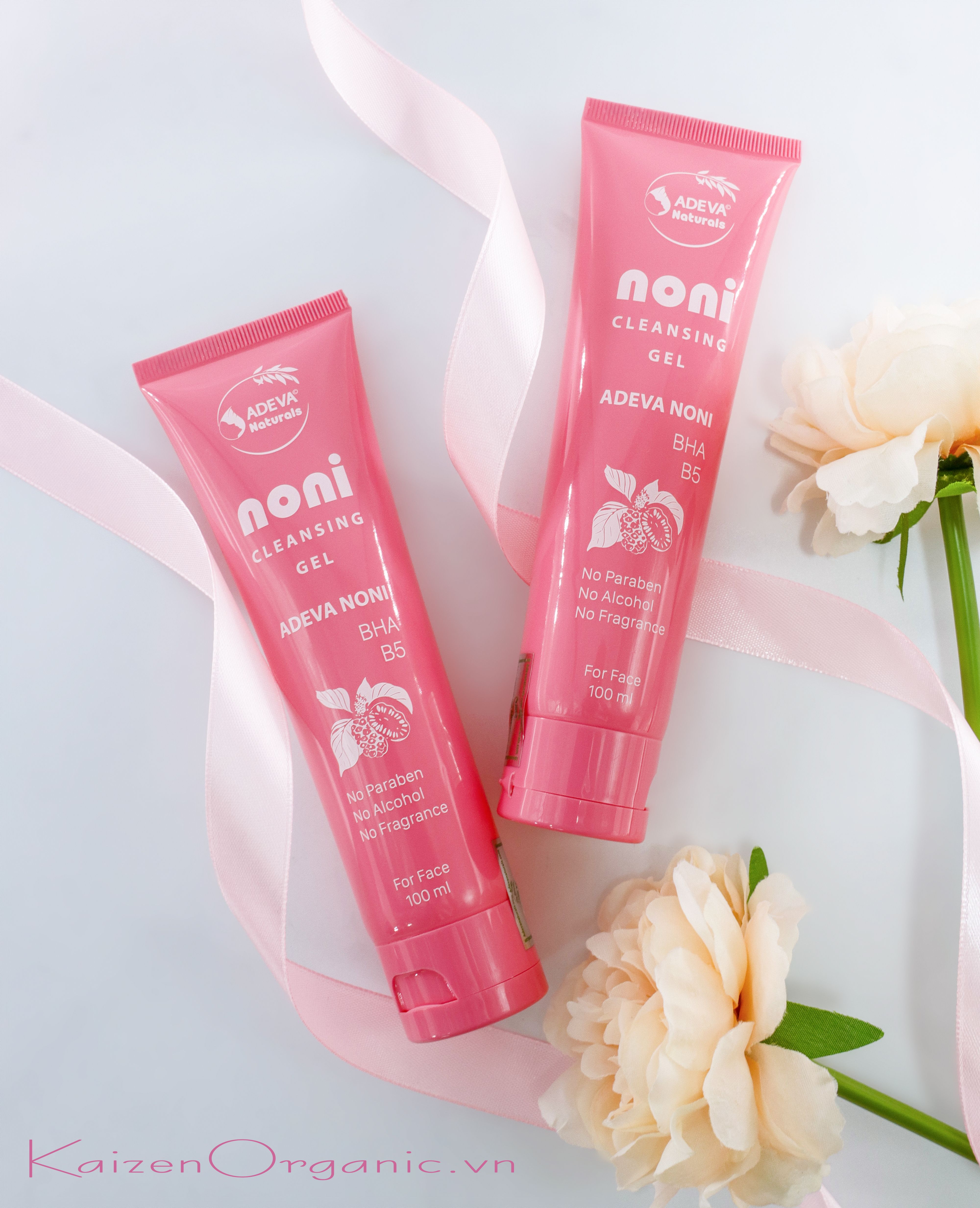 ADEVA NONI, Gel rửa mặt trái nhàu, Gel rửa mặt giúp đẩy mụn ẩn, Đại lý Adeva Noni tại tpHCM, kaizenorganic.vn