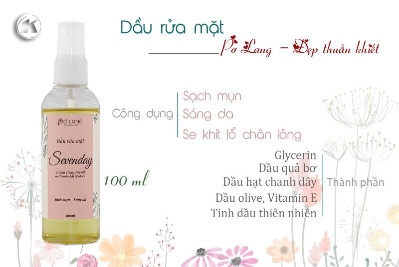 Dầu rửa mặt Pơ Lang hương cam_KaizenOrganic HCM