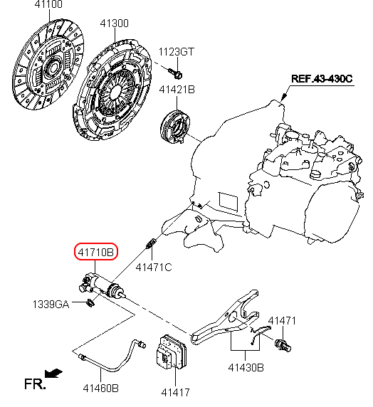 Heo côn dưới chính hãng HYUNDAI | 4171023000