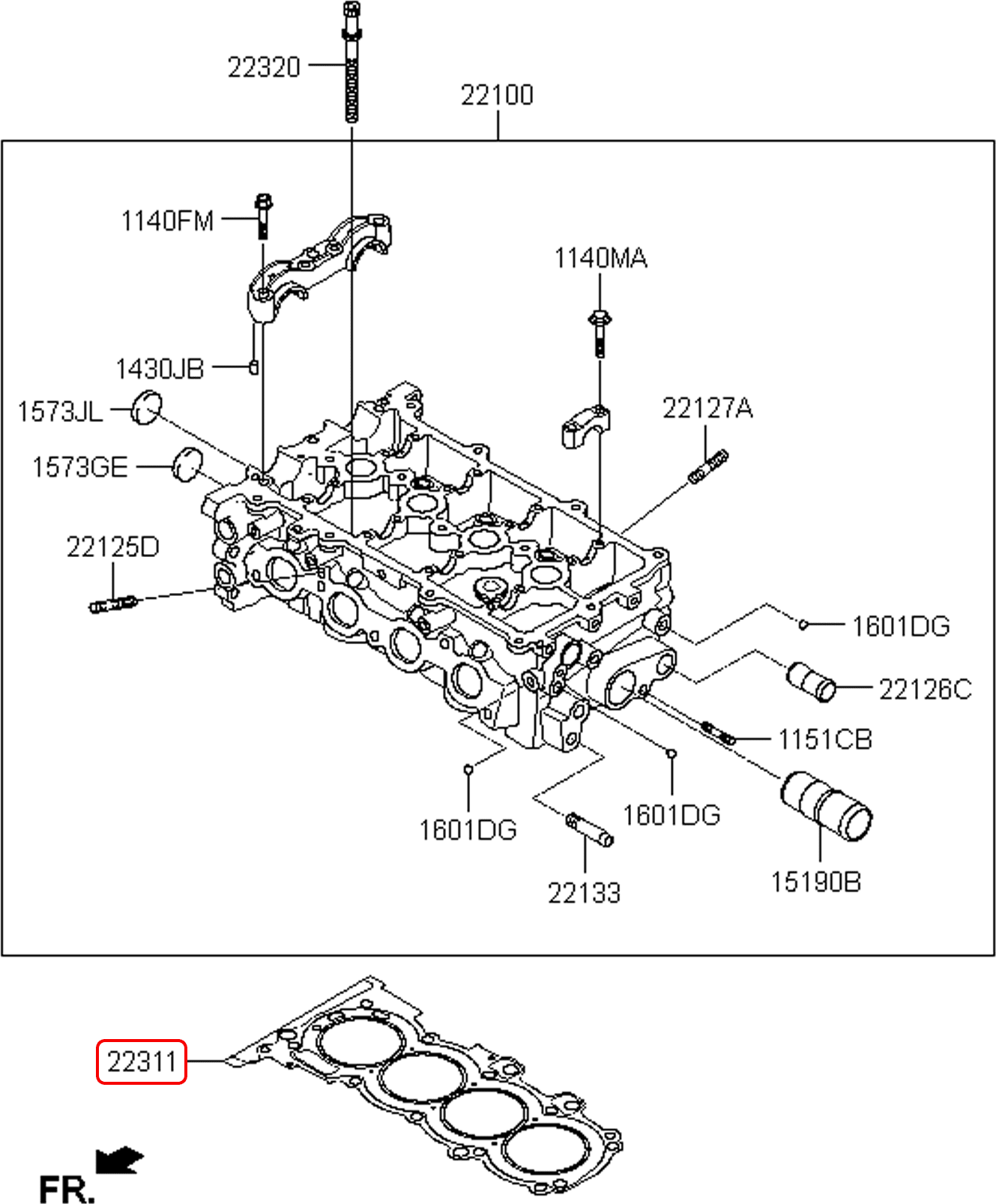 Ron quy lát KIA Morning 12 1.2, 2231103211, 2231103230, 2231103455, chính hãng KIA tại HCM.