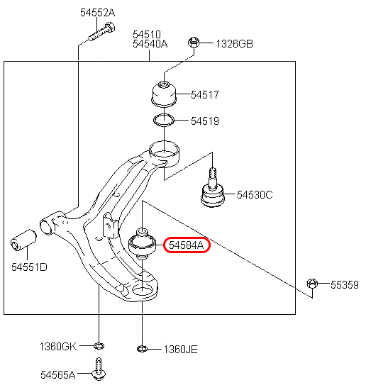 Cao su càng a lớn hiệu PMC | 545841C300