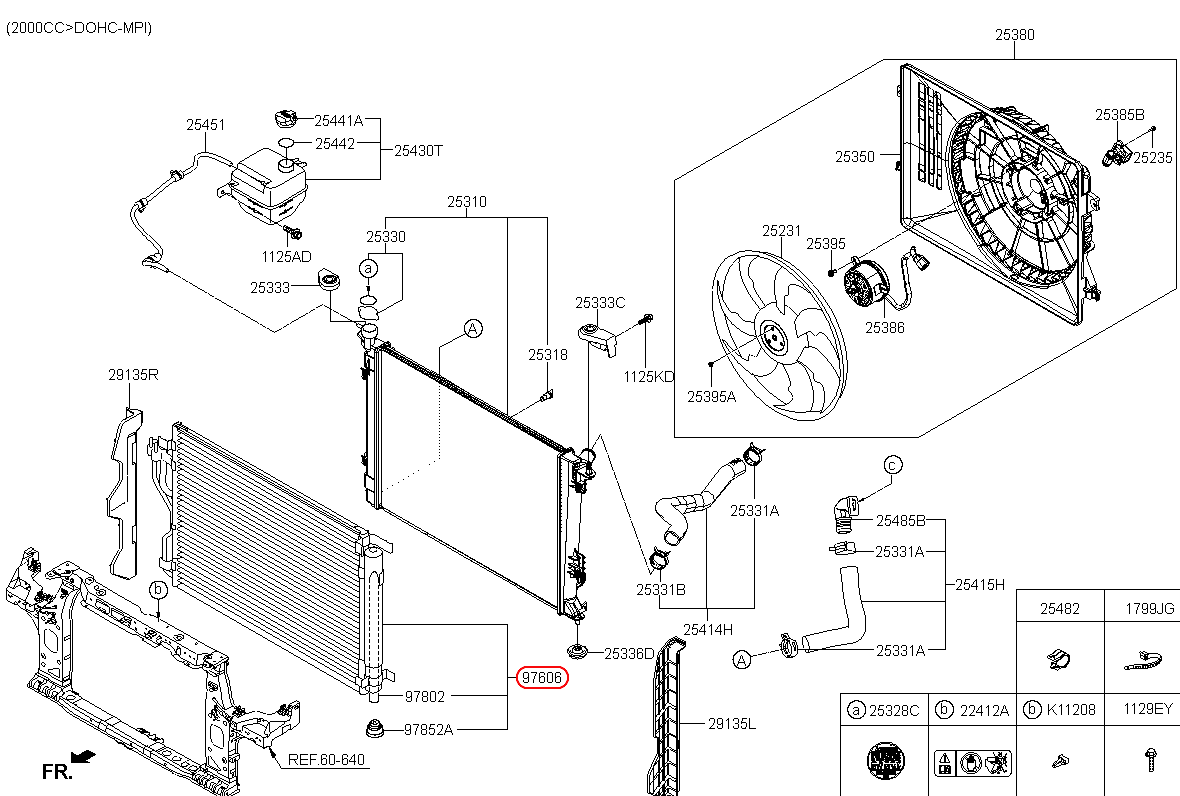 Dàn nóng chính hãng KIA | 976062Y501