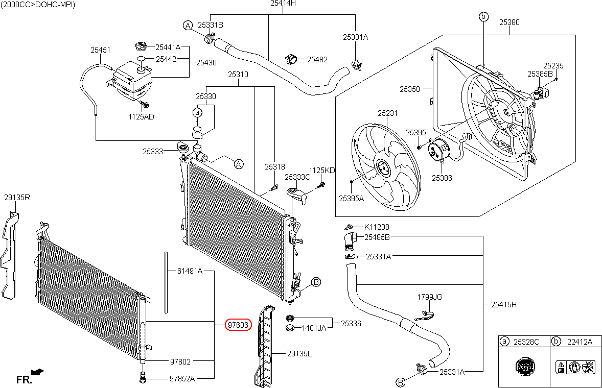 Dàn nóng chính hãng KIA, mã phụ tùng 976062Y001, phụ tùng KIA tại HCM.