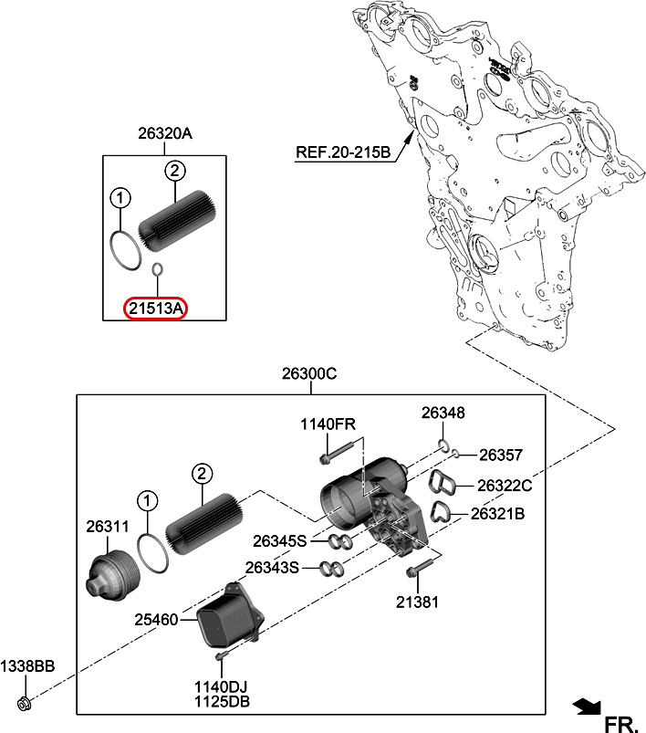 Lông đền ốc xả nhớt chính hãng KIA | 2151323001 tại HCM