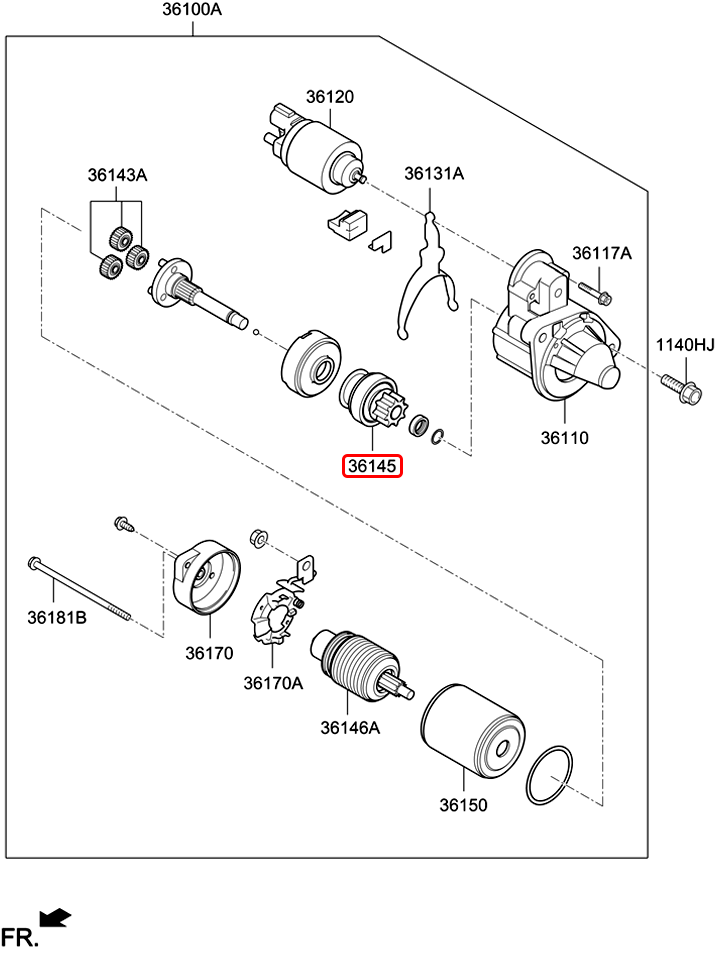 Nhông đề chính hãng HYUNDAI | 3614504700 tại HCM