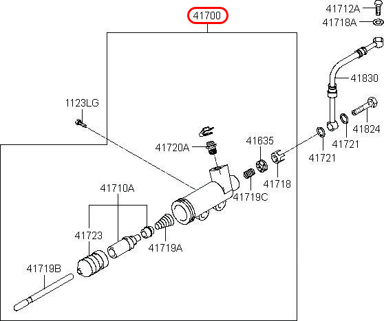 Heo côn dưới Libero 05 2.5 động cơ D4BH, 4170043150, HYUNDAI HCM, KIA HCM, chính hãng HYUNDAI