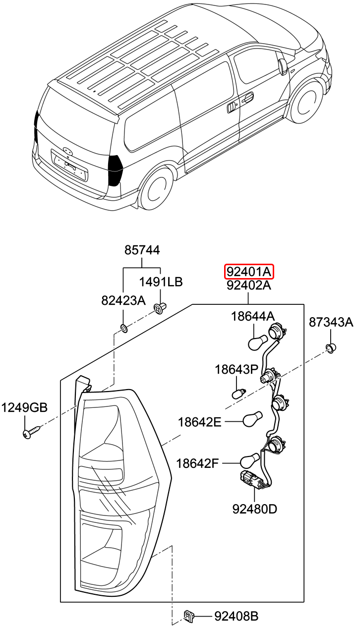 Đèn lái hiệu TYC LH | 924014H030 tại HCM