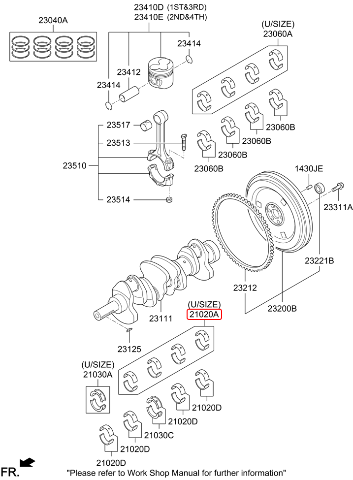 Miểng cốt máy chính hãng HYUNDAI cos 2 | 2102042926 tại HCM