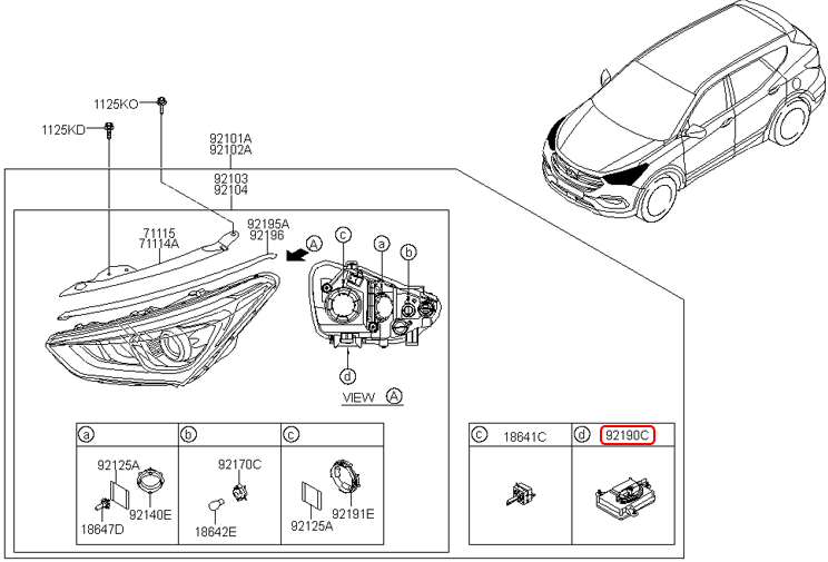 Balast đèn pha chính hãng HYUNDAI | 921902W300 tại HCM