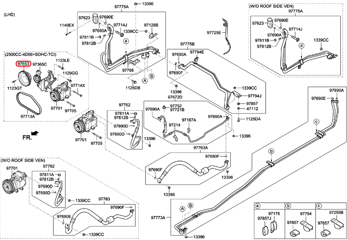 Puly lốc lạnh chính hãng HYUNDAI | 976534F100 tại HCM