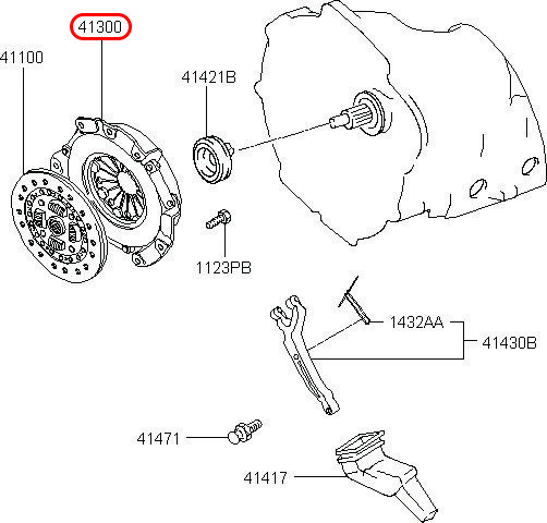 Mâm ép Starex 06, 413004A080, HYUNDAI HCM, KIA HCM, chính hãng HYUNDAI