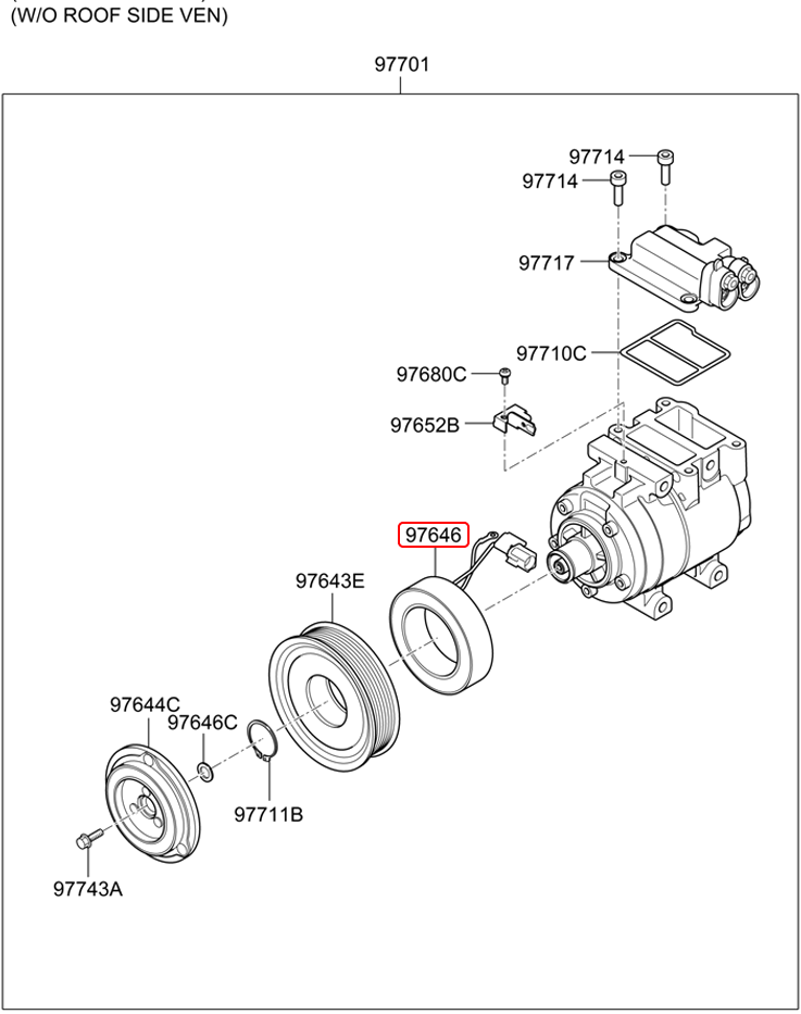 Cuộn từ lốc lạnh chính hãng HYUNDAI | 976414H100 tại HCM