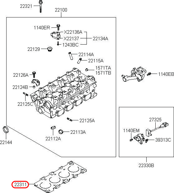 Ron quy lát Starex 06, 2231138400, HYUNDAI HCM, KIA HCM, chính hãng HYUNDAI