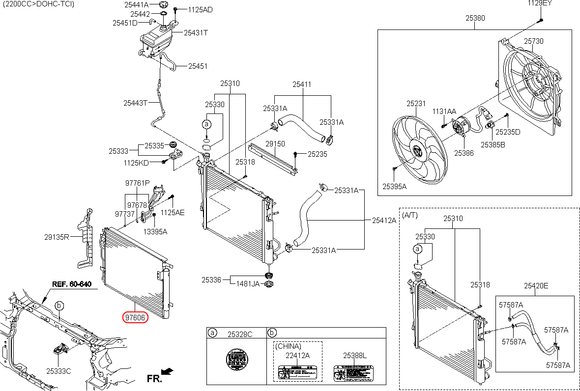 Dàn nóng hiệu HANON | 976062P000