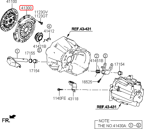 Mâm ép chính hãng HYUNDAI | 4130002800 tại HCM