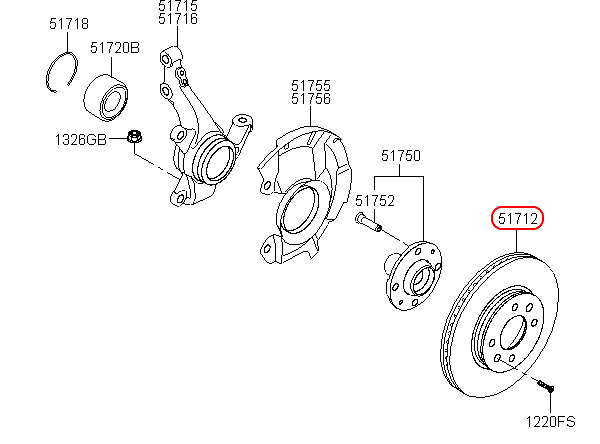 Đĩa thắng trước hiệu PMC | 517121W200