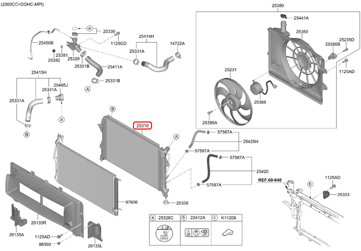 Két nước chính hãng HYUNDAI | 25310J9000 tại HCM