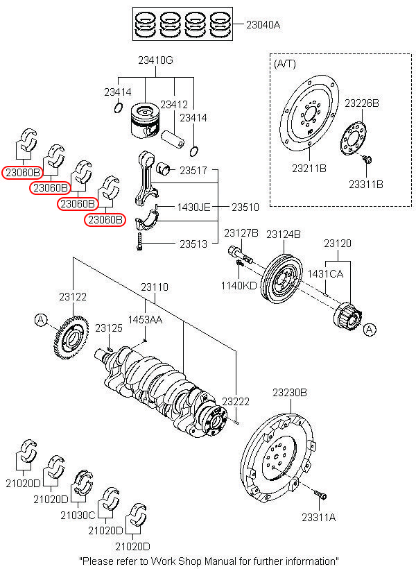 Miễng dên Carens 2.0 máy dầu, 2306027930, 2306027921, KIA HCM, HYUNDAI HCM