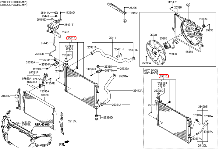 Két nước chính hãng HYUNDAI | 253102B400 tại HCM