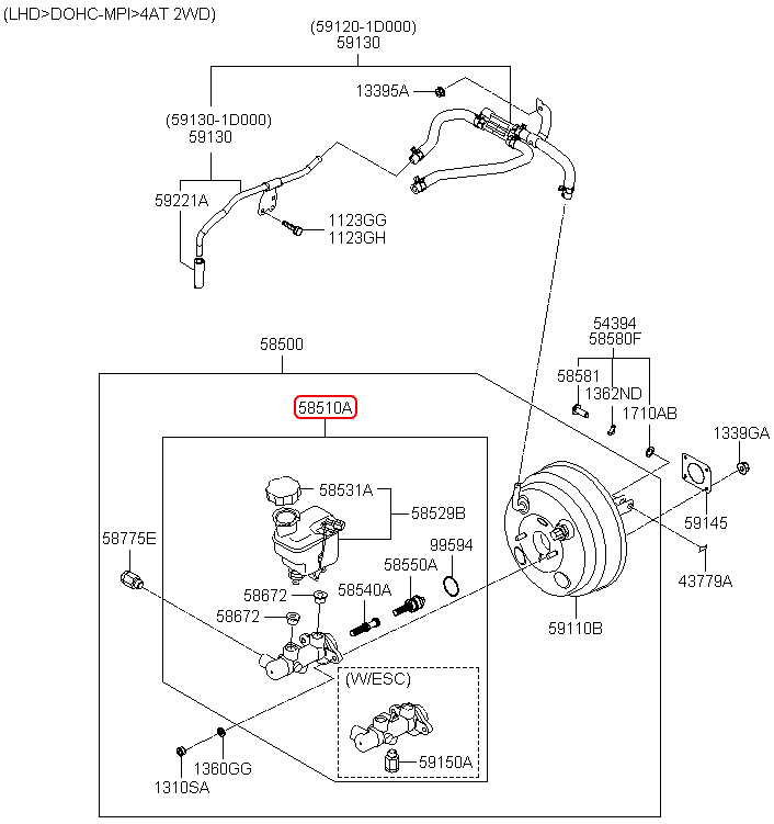 Heo cái thắng chính hãng KIA | 585101D030-DS tại HCM