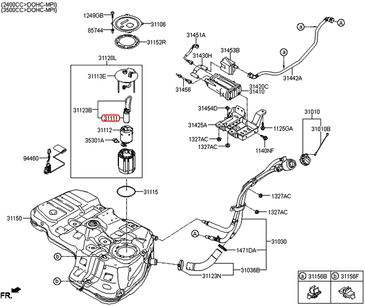 Bơm dầu chính hãng HYUNDAI | 311112P900 tại HCM