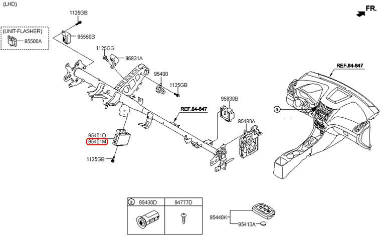 Bộ thu tín hiệu BCM chính hãng HYUNDAI | 954001RWM0 tại HCM