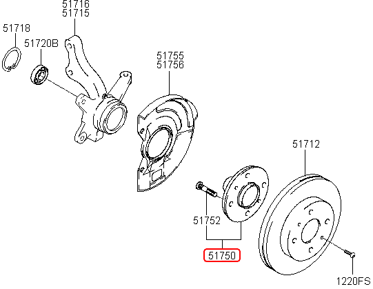 Moay ơ trước chính hãng HYUNDAI | 5175025001 tại HCM