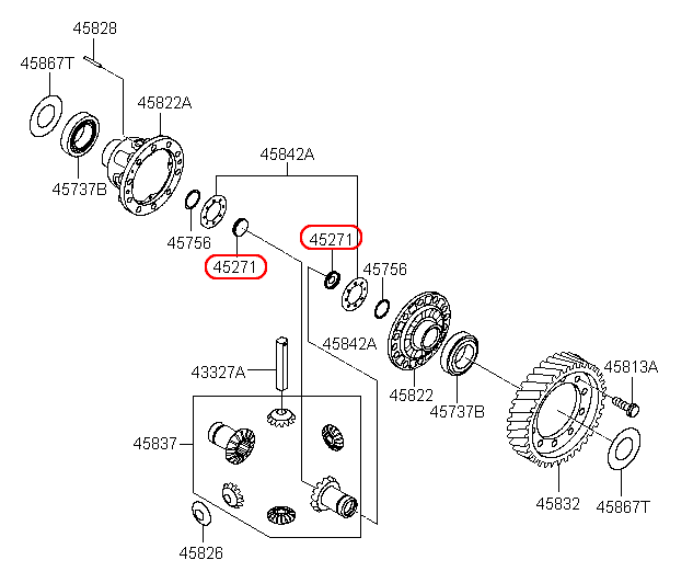 Nắp che lỗ nắp máy KIA Optima, 458243B000,chính hãng KIA HCM