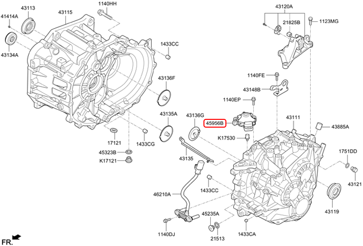 Công tắc báo số chính hãng HYUNDAI | 427002D010 tại HCM