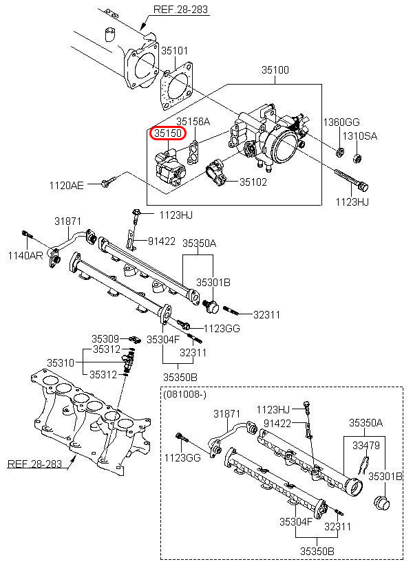 Van không tải Starex 06, 3515033010, HYUNDAI HCM, KIA HCM, chính hãng HYUNDAI