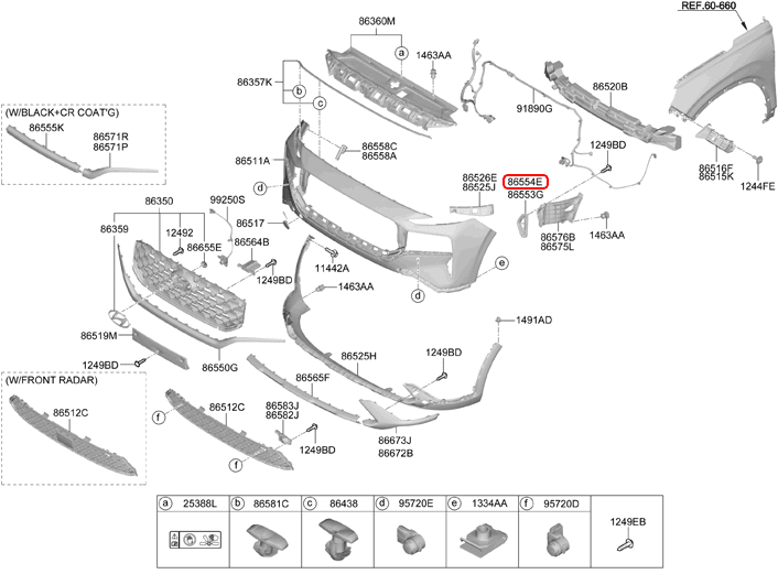 Cửa gió cản trước chính hãng HYUNDAI trước RH | 865C2S1500 tại HCM