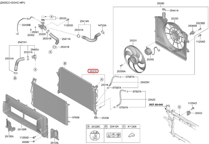 Két nước chính hãng HYUNDAI | 25310J9200 tại HCM