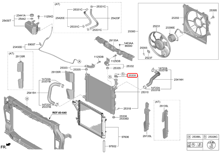 Nắp két nước chính hãng HYUNDAI | 25330B1000 tại HCM