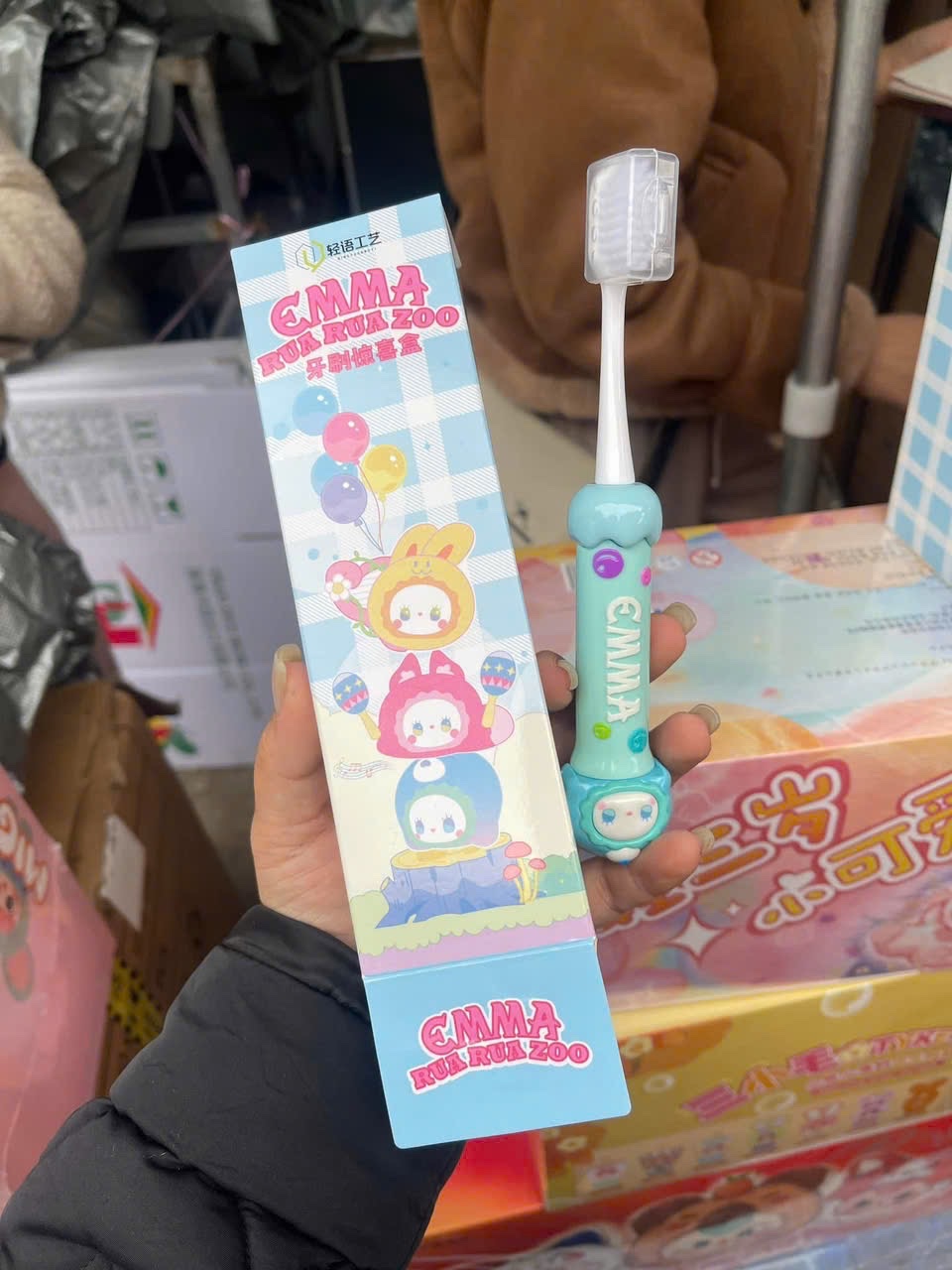 TÚI MÙ BÀN CHẢI ĐÁNH RĂNG EMMA CHÍNH HÃNG