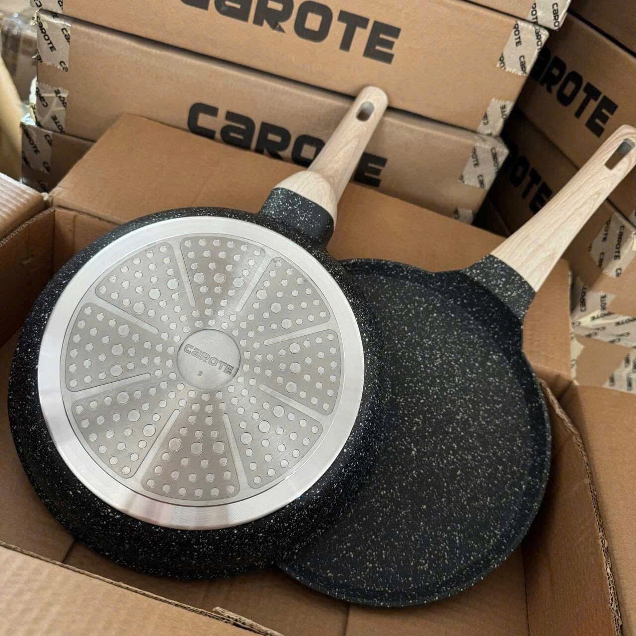 SÉT 2 CHẢO CAROTE CHÍNH HÃNG