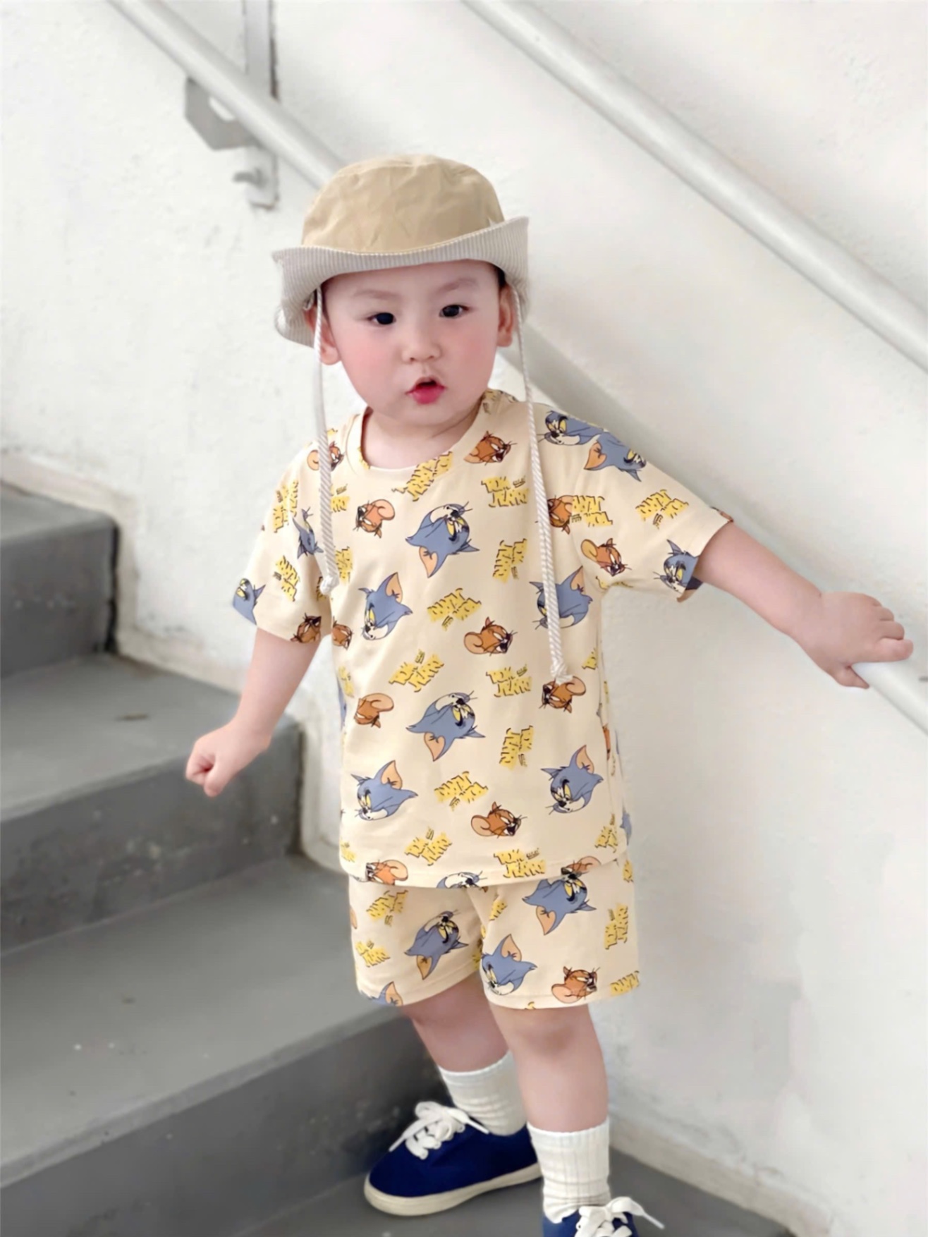 BỘ ĐÙI MÈO TOM KẺ VÀNG 3CT