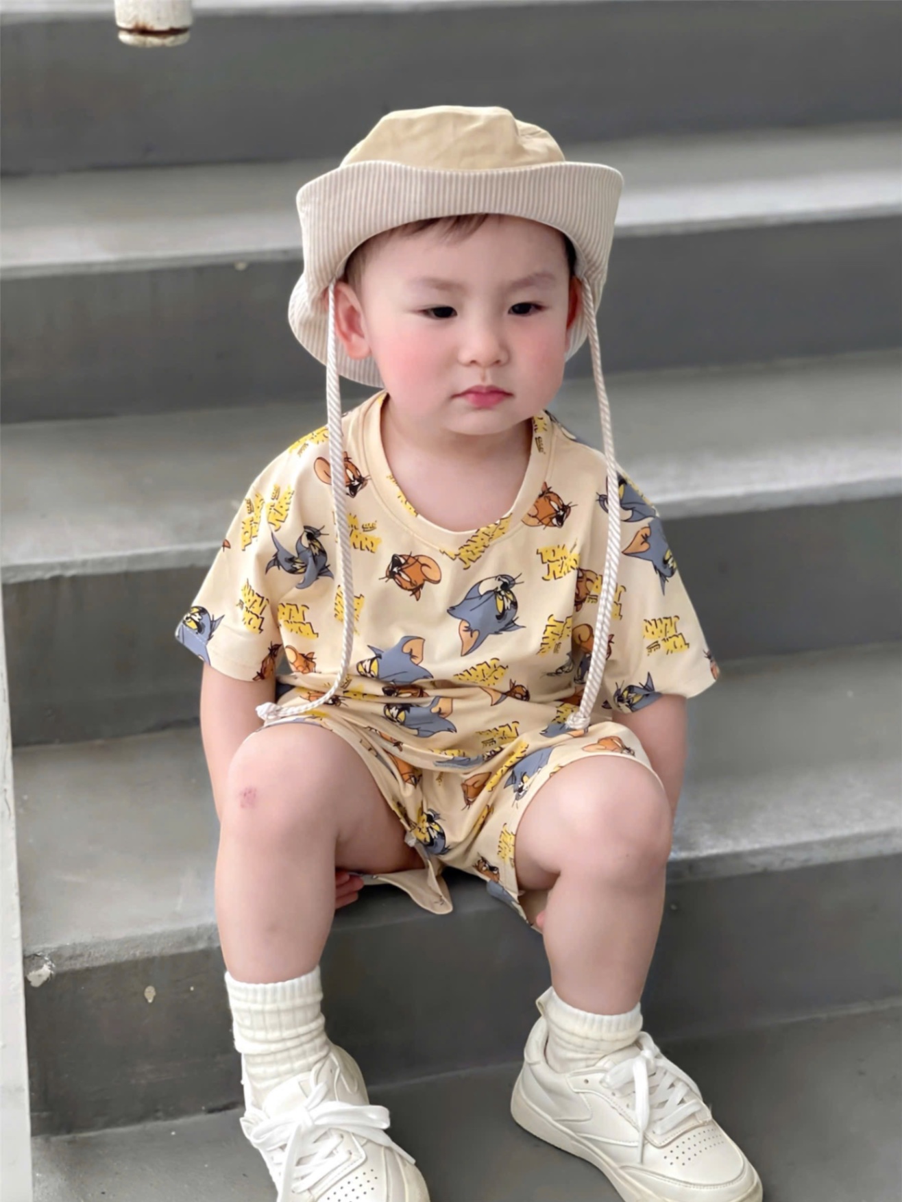 BỘ ĐÙI MÈO TOM KẺ VÀNG 3CT