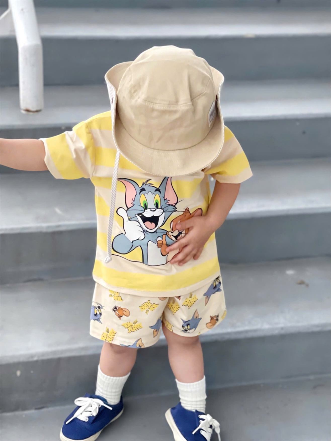 BỘ ĐÙI MÈO TOM KẺ VÀNG 3CT