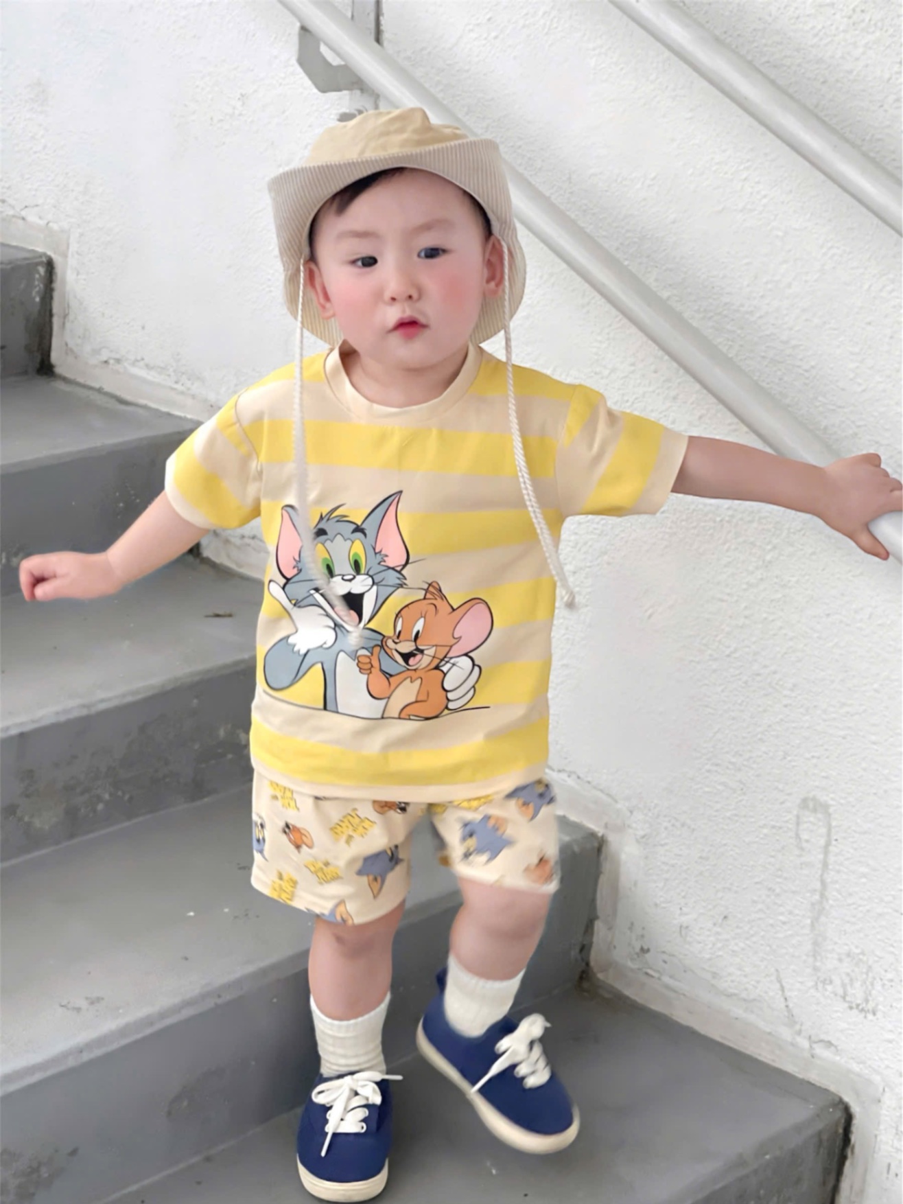 BỘ ĐÙI MÈO TOM KẺ VÀNG 3CT